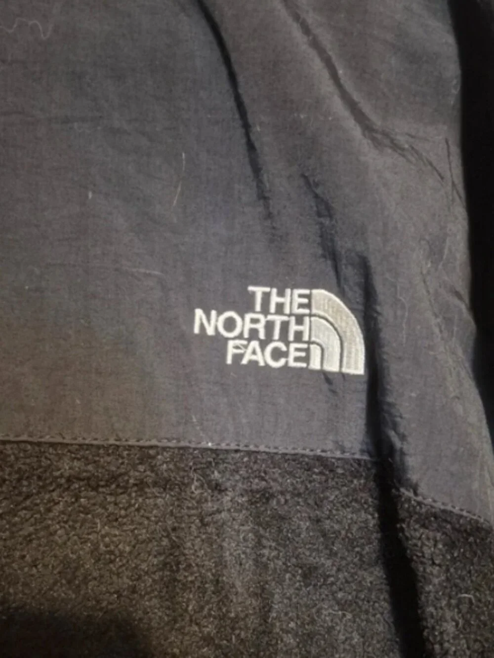 North Face polartec jacket black size large men's